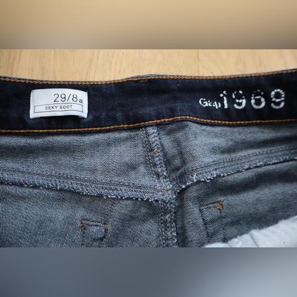 Gap 1969 Sexy Boot Jeans Dark Wash - Picture 4 of 4